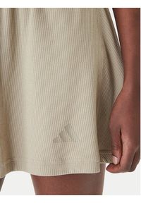 Adidas - adidas Spódnica mini KA2473 Zielony Loose Fit. Kolor: zielony. Materiał: bawełna #2