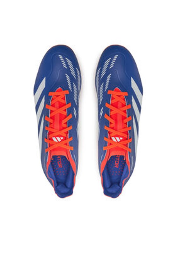 Adidas - adidas Buty do piłki nożnej Predator League FG IF6348 Niebieski. Kolor: niebieski. Materiał: skóra