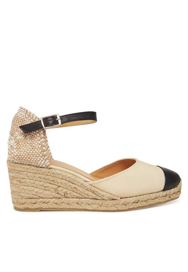 Castañer Espadryle Coraline/6/264025705 Beżowy. Kolor: beżowy. Materiał: materiał