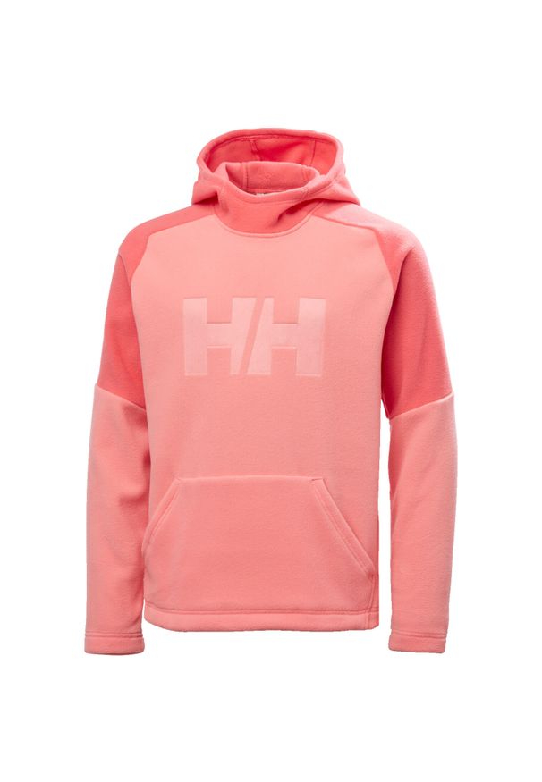 Bluza z kapturem dla dzieci Helly Hansen Daybreaker. Typ kołnierza: kaptur. Kolor: pomarańczowy
