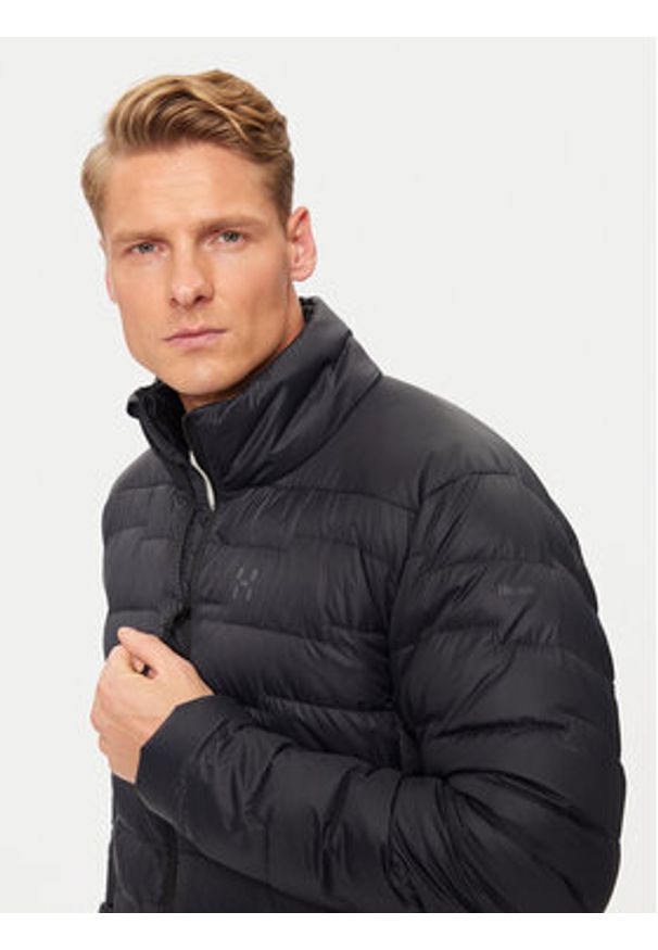 Haglöfs Kurtka puchowa ROC Flash 607462 Czarny Standard Fit. Kolor: czarny. Materiał: syntetyk