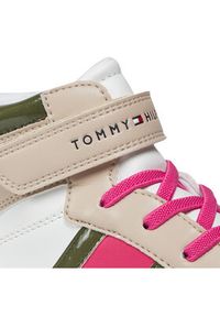 TOMMY HILFIGER - Tommy Hilfiger Sneakersy T3A9-32961-1434Y609 D Beżowy. Kolor: beżowy #6