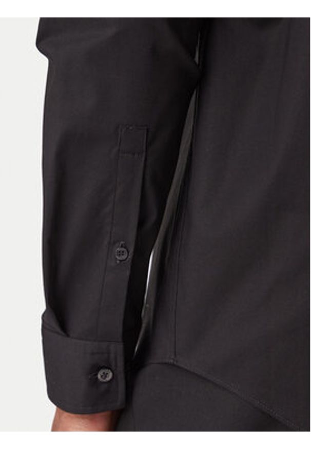 Hugo - HUGO Koszula Emero 50555786 Czarny Regular Fit. Kolor: czarny. Materiał: bawełna