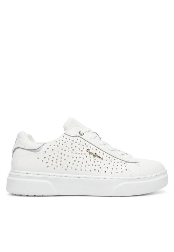 Pepe Jeans Sneakersy Eaton Gala PLS00039 Biały. Kolor: biały. Materiał: skóra
