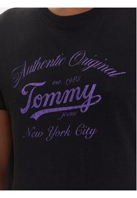 Tommy Jeans T-Shirt Essential DW0DW21404 Czarny Regular Fit. Kolor: czarny. Materiał: bawełna #4