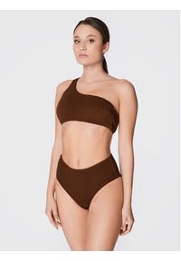 Seafolly Dół od bikini Sea Dive 40586-861 Brązowy. Kolor: brązowy. Materiał: syntetyk