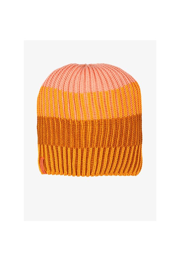 ORTOVOX - Czapka Ortovox Deep Knit Beanie - sly fox. Kolor: pomarańczowy