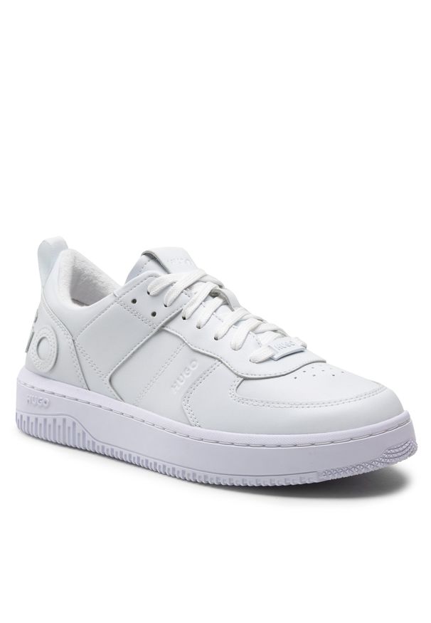 Sneakersy Hugo - Kilian 50480405 10240740 01 White 100. Kolor: biały. Materiał: skóra