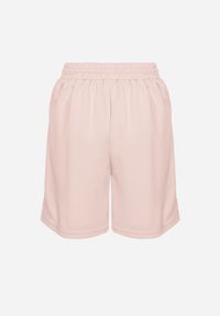 Born2be - Różowe Szorty Bermudy w Sportowym Stylu z Kieszeniami Tezira. Okazja: na spacer. Kolor: różowy. Sezon: lato. Styl: sportowy #6