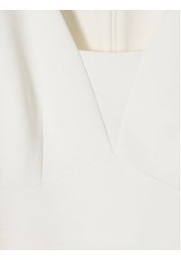 Tatuum Sukienka koktajlowa Borki T2406.208 Biały Slim Fit. Kolor: biały. Materiał: syntetyk, wiskoza. Styl: wizytowy