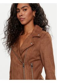 Vero Moda Kurtka z imitacji skóry Jose 10300938 Brązowy Regular Fit. Kolor: brązowy. Materiał: skóra #3