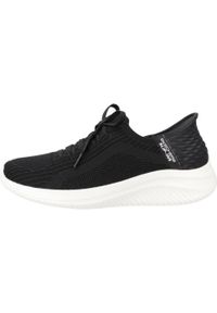 skechers - Damskie ULTRA FLEX 3.0 BRILLIANT PATH Slip-On Czarny. Zapięcie: bez zapięcia. Kolor: czarny. Materiał: tkanina. Model: Skechers Sport. Sport: turystyka piesza