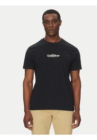 Quiksilver T-Shirt EQYZT08062 Czarny Regular Fit. Kolor: czarny. Materiał: bawełna #1