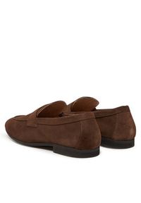 Gino Rossi - GINO ROSSI Mokasyny SIMO-01 MI08 Brązowy. Kolor: brązowy. Materiał: zamsz, skóra #4
