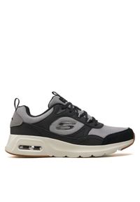 skechers - Skechers Sneakersy Skech-Air Court-Yatton 232648/BKGY Czarny. Kolor: czarny. Materiał: materiał