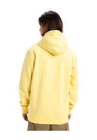 Quiksilver - Bluza z kapturem dla Mężczyzn FINELINE Żółty. Typ kołnierza: kaptur. Kolor: żółty. Materiał: materiał, poliester, bawełna. Długość: długie