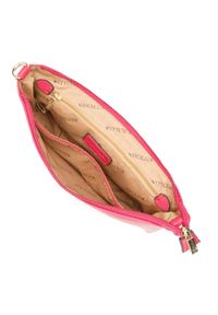 Wittchen - Kopertówka z ukośną klapą. Kolor: różowy. Materiał: skórzane. Styl: klasyczny, casual, elegancki, wizytowy. Rodzaj torebki: na ramię #2
