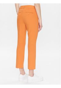 Weekend Max Mara Spodnie materiałowe Rana 2351310137 Pomarańczowy Slim Fit. Kolor: pomarańczowy. Materiał: materiał, syntetyk