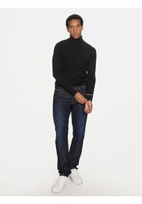 Replay Golf UK4455.000.G23138 Czarny Regular Fit. Typ kołnierza: golf. Kolor: czarny. Materiał: bawełna #5