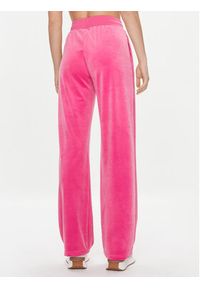Guess Spodnie dresowe Couture V3BB26 KBXI2 Różowy Regular Fit. Kolor: różowy. Materiał: syntetyk #3