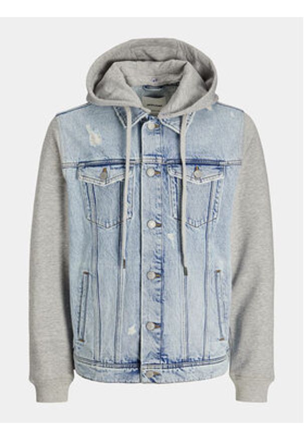 Jack & Jones - Jack&Jones Kurtka jeansowa Jean 12249233 Niebieski Regular Fit. Kolor: niebieski. Materiał: bawełna