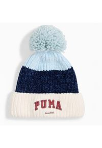 Czapka Zimowa Puma Varsity Beanie. Kolor: niebieski. Sezon: zima. Styl: elegancki #1