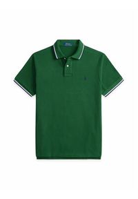 Polo Ralph Lauren Polo 710842621504 Zielony Regular Fit. Typ kołnierza: polo. Kolor: zielony. Materiał: bawełna #3