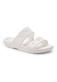 Klapki plażowe męskie Crocs Classic Sandal. Okazja: na plażę. Kolor: biały, wielokolorowy #1