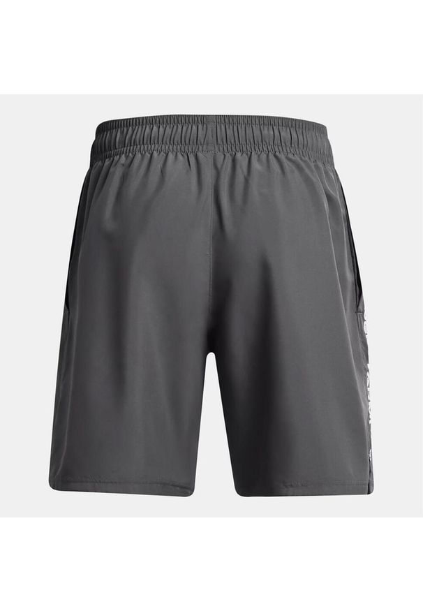 Spodenki treningowe męskie Under Armour Woven Wordmark. Kolor: szary