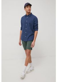 Tommy Jeans szorty SCANTON DM0DM13221.PPYY męskie kolor zielony. Kolor: zielony. Materiał: tkanina, materiał. Wzór: gładki #3