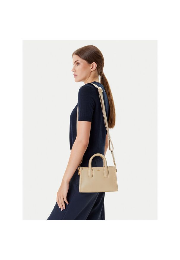 Torebka BOSS. Kolor: beżowy
