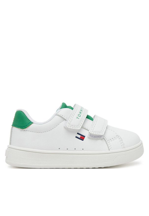 TOMMY HILFIGER - Sneakersy Tommy Hilfiger. Kolor: biały