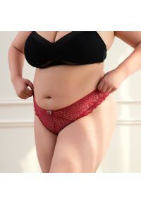 Intica - Brazyliany koronkowe z elastycznymi paskami na co dzień i specjalne okazje Razan. Kolor: beżowy. Materiał: koronka. Wzór: koronka #3