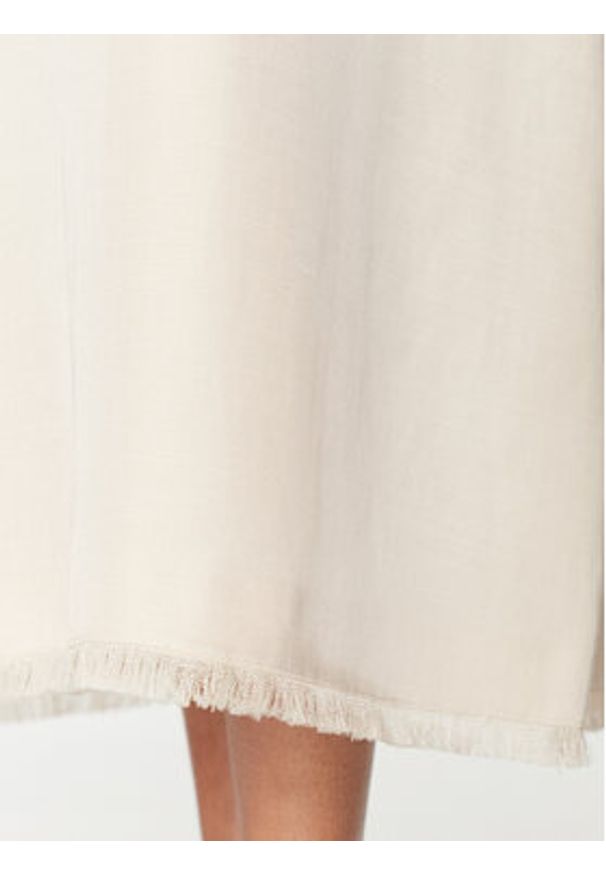 Marella Sukienka letnia Jumcos 2515221111 Beżowy Regular Fit. Kolor: beżowy. Materiał: wiskoza. Sezon: lato