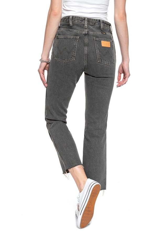 Wrangler - WRANGLER RETRO STRAIGHT CROP DESERT BLACK W27YRJ26N 112128215. Styl: retro