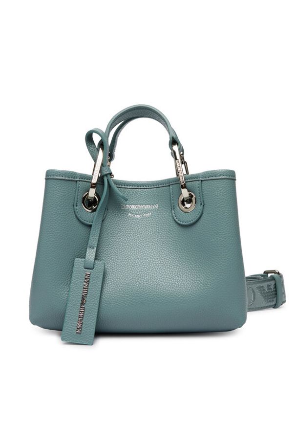 Emporio Armani Torebka EW000382 AF12036 M9110 Niebieski. Kolor: niebieski. Materiał: skórzane