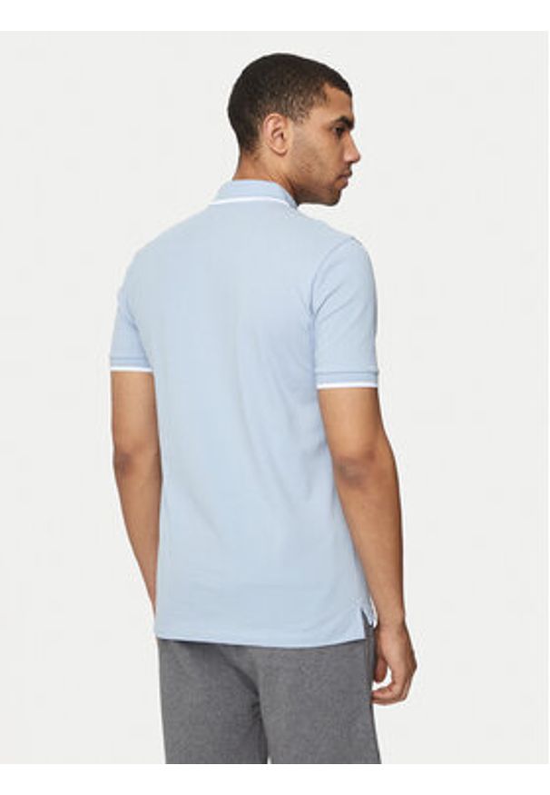 BOSS - Boss Polo Parlay 190 50494697 Błękitny Regular Fit. Typ kołnierza: polo. Kolor: niebieski. Materiał: bawełna