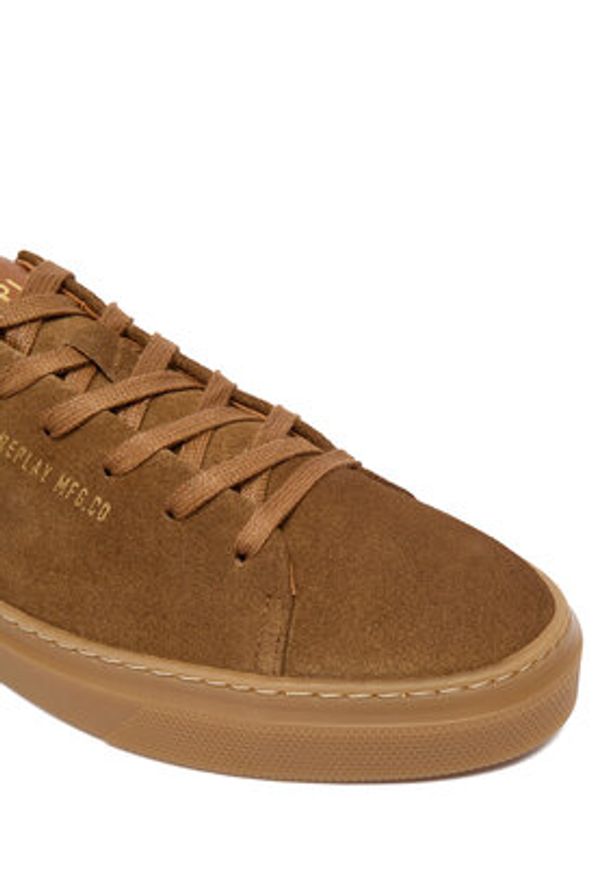 Replay - REPLAY Sneakersy GMZ7N .000.C0002L Brązowy. Kolor: brązowy. Materiał: zamsz, skóra