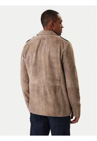 Milestone Kurtka skórzana Adrian 611631 60730 Beżowy Regular Fit. Kolor: beżowy. Materiał: skóra #5