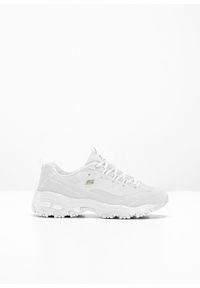 Sneakersy Skechers bonprix biały. Kolor: biały. Materiał: skóra, syntetyk, materiał #7
