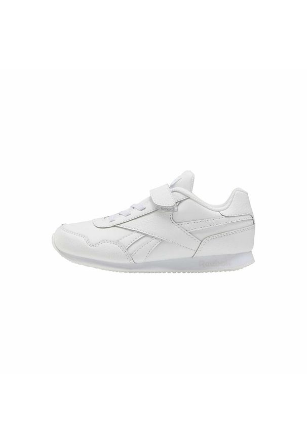 Buty do chodzenia dla dzieci Reebok Royal Cljog 30 1V. Zapięcie: rzepy. Kolor: biały, wielokolorowy. Materiał: materiał, syntetyk. Szerokość cholewki: normalna. Model: Reebok Royal. Sport: turystyka piesza