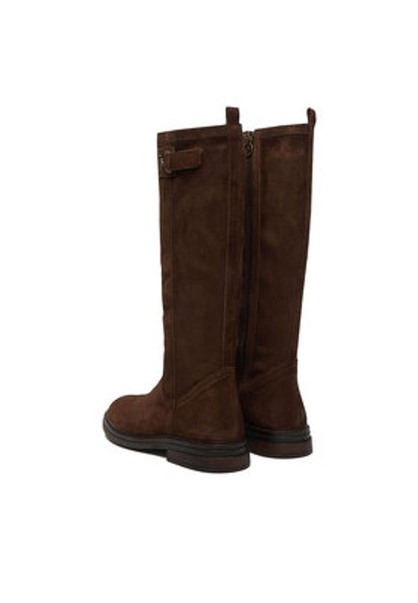 U.S. Polo Assn. Kozaki CEO-HELGA001W/ELT1 Brązowy. Kolor: brązowy. Materiał: zamsz, skóra