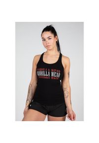 GORILLA WEAR - Verona Top bez rękawów - Czarny. Kolor: czarny. Długość rękawa: bez rękawów. Sport: fitness #1