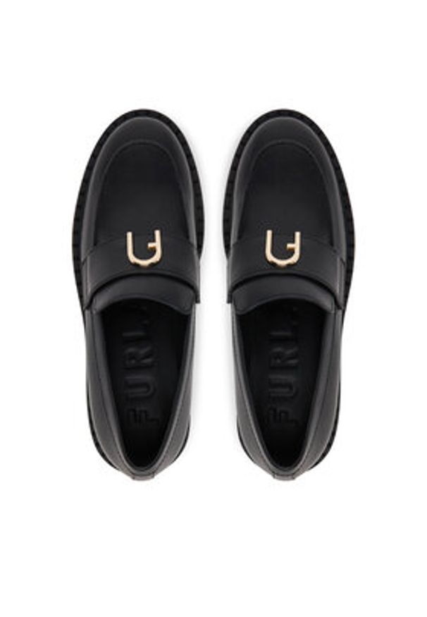 Furla Loafersy New Legacy YJ81FNL WU0000 AL O6000 Czarny. Kolor: czarny. Materiał: skóra