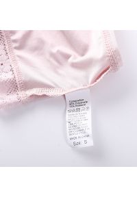 Intica - Figi damskie koronkowe z ozdobnymi paseczkami Anfisa. Kolor: różowy. Materiał: koronka #6