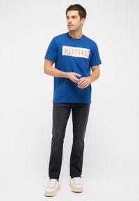 Męski T-Shirt Mustang Style Austin Navy Peony 1016274 5445 #3