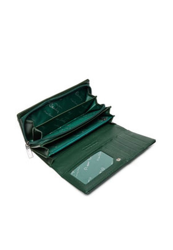 Pierre Cardin Portfel 07 SHINY 106 Zielony. Kolor: zielony. Materiał: skóra