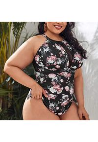 Intica - Strój kąpielowy jednoczęściowy z ozdobnymi wstawkami na plażę i basen Kya. Kolor: wielokolorowy. Materiał: materiał