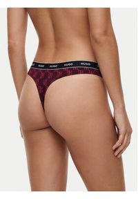 Hugo - HUGO Komplet stringów 50545703 Kolorowy. Materiał: bawełna. Wzór: kolorowy #6