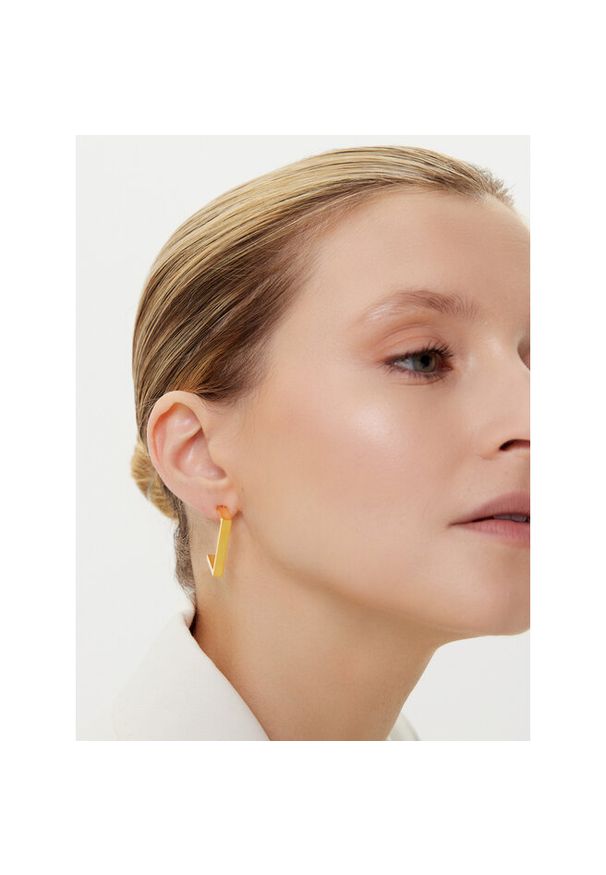 Kolczyki Elisabetta Franchi. Materiał: złote. Kolor: złoty